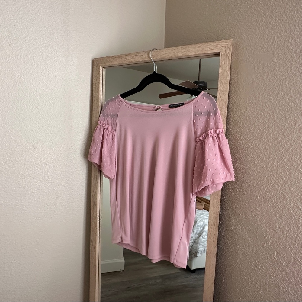 Adrianna Papell Cute Pink Blouse